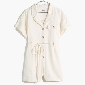 Madewell Belted Safari Romper
